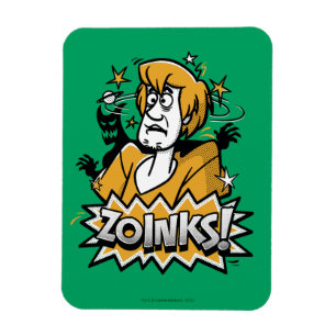 Magnet Flexible Shaggy "Zoinks !" Graphic halftone