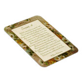Magnet Flexible Shakespeare Sonnet 18 (Côté Droit)