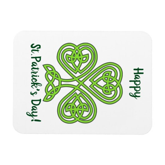 Magnet Flexible Shamrock celte (Horizontal)