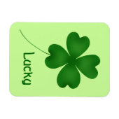 Magnet Flexible Shamrock mignon simple (Horizontal)
