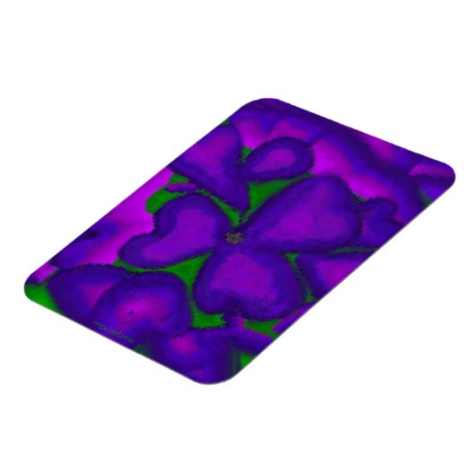 Magnet Flexible Shamrock pourpre (Côté Gauche)