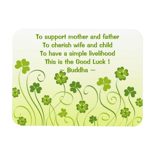Magnet Flexible Shamrocks et trèfle (Horizontal)