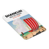Magnet Flexible Shanklin Beach est l'île de l'affiche de voyage po (Côté Droit)