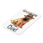Magnet Flexible Shar-Pei Papa (Côté Gauche)
