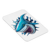 Magnet Flexible Shark logo T-Shirt (Côté Droit)