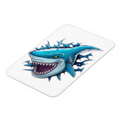 Magnet Flexible Shark logo T-Shirt (Côté Gauche)