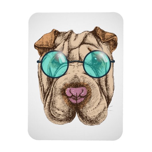 Magnet Flexible Sharpei dans les lunettes de soleil (Vertical)