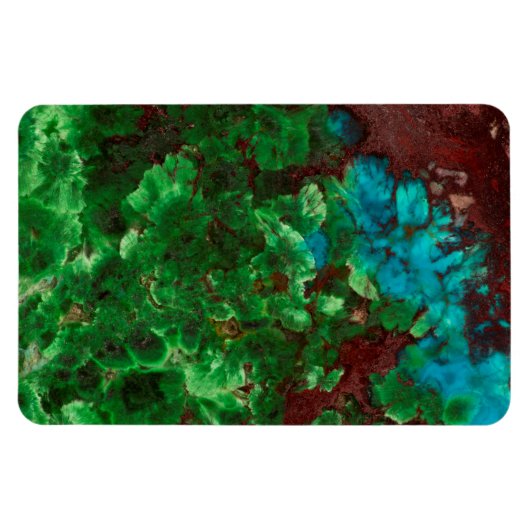 Magnet Flexible Shattuckite à lace verte (Horizontal)