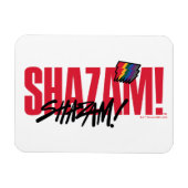 Magnet Flexible SHAZAM ! Furie des dieux | Logo des boulons arc-en (Horizontal)