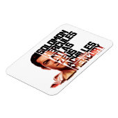 Magnet Flexible SHAZAM ! | Shazam Closeup Acronyme graphique (Côté Gauche)