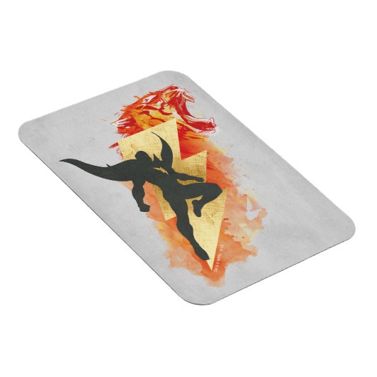 Magnet Flexible SHAZAM ! | Shazam Tiger & Lightning Graphic (Côté Droit)