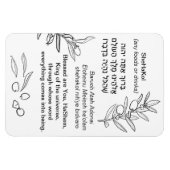 Magnet Flexible SheHaKol | Bénédiction alimentaire (Horizontal)