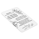 Magnet Flexible SheHaKol | Bénédiction alimentaire (Côté Droit)