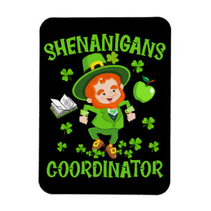 Magnet Flexible Shenanigans Coordonnateur Funny Enseignant St Patr