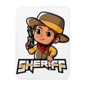 Magnet Flexible Sheriff (Vertical)