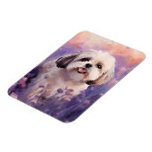 Magnet Flexible Shih Tzu dans le champ Lavender (Côté Gauche)