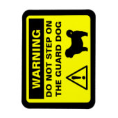 Magnet Flexible Shih Tzu Garde Chien Avertissement (Vertical)