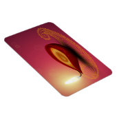 Magnet Flexible Shiny Happy Diwali Diya - Aimant flexible (Côté Droit)