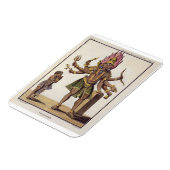 Magnet Flexible Shiva comme Virapatren, Seigneur avec le mal formé (Côté Gauche)