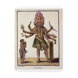 Magnet Flexible Shiva comme Virapatren, seigneur avec le mal mal