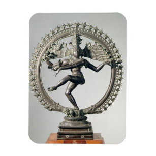 Magnet Flexible Shiva Nataraja, Tamil Nadu, Late Chola (bronze)
