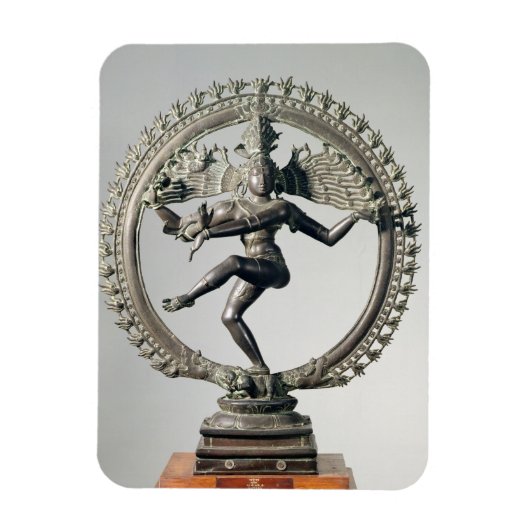 Magnet Flexible Shiva Nataraja, Tamil Nadu, Late Chola (bronze) (Vertical)