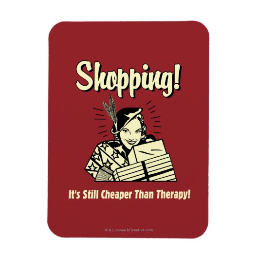 Magnet Flexible Shopping : moins cher que la thérapie (Vertical)