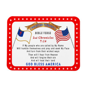 Magnet Flexible Si mes personnes s'humilieront aimant de vers