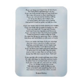 Magnet Flexible Si par Rudyard Kipling (Vertical)