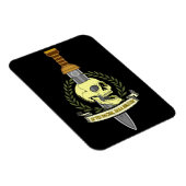 Magnet Flexible Si Vis Pacem, Para Bellum.. Skull (Côté Droit)