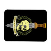 Magnet Flexible Si Vis Pacem, Para Bellum.. Skull (Horizontal)