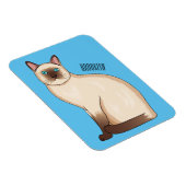 Magnet Flexible Siamese cat cartoon (Côté Droit)