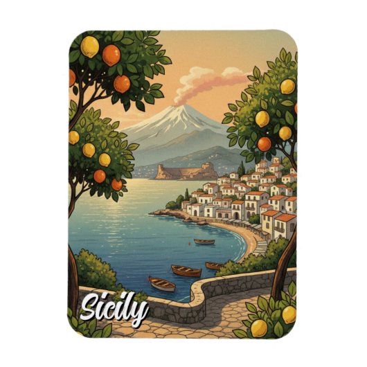 Magnet Flexible Sicile Italie (Vertical)