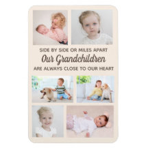 Side by Side 6 Photo Petits-enfants Grand-parent