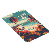 Magnet Flexible Siesta Key Beach Vintage (Côté Droit)