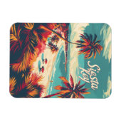 Magnet Flexible Siesta Key Beach Vintage (Horizontal)
