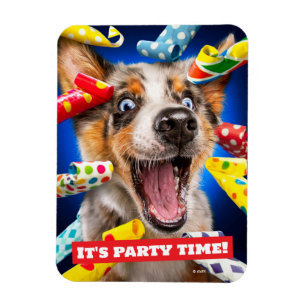 Magnet Flexible Sifflets de fête pour chien heureux