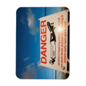 Magnet Flexible Signal d'avertissement près de l'aéroport Saint-Ma (Vertical)