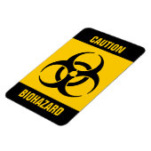 Magnet Flexible Signal de risque biologique (Côté Gauche)