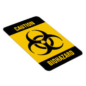 Magnet Flexible Signal de risque biologique (Côté Droit)