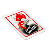 Magnet Flexible Signaler les piqûres de chien (Côté Droit)