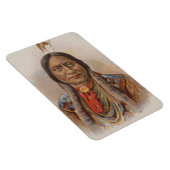 Magnet Flexible Signaux de fumée : Lakota Indian Chief Sitting Bul (Côté Droit)