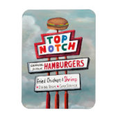 MAGNET FLEXIBLE SIGNE D'ALIMENTATION RAPIDE (Vertical)