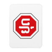 Magnet Flexible SIGNE D'ARRÊT DE LA CIRCULATION AU Laos ⚠ YOOT en  (Vertical)