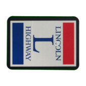 Magnet Flexible SIGNE DE LA ROUTE DE Lincoln (Horizontal)