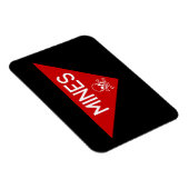 MAGNET FLEXIBLE SIGNE DE MINES | SIGNAGE | SYMBOLE (Côté Droit)