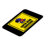 Magnet Flexible SIGNE DE PASSAGE DU Super Héros Chibi Batwoman (Côté Gauche)