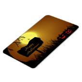 Magnet Flexible Signe d'Halloween avec Citrouilles - Aimant flexib (Côté Gauche)