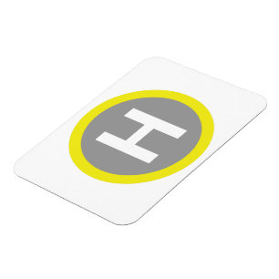 Magnet Flexible Signe d'héliport