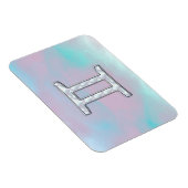 Magnet Flexible Signe du zodiaque Gémeaux de style mère perle (Côté Droit)